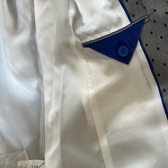 NWT Talbots blazer sz 2 dark navy (almost black) with 3/4 length sleeves - Picture 4 of 8